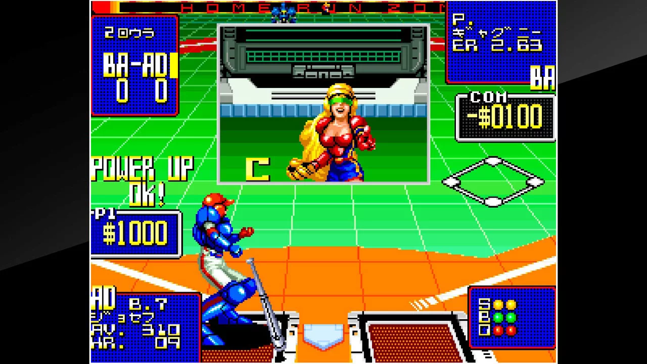 Изображение игры: ACA NEOGEO SUPER BASEBALL 2020