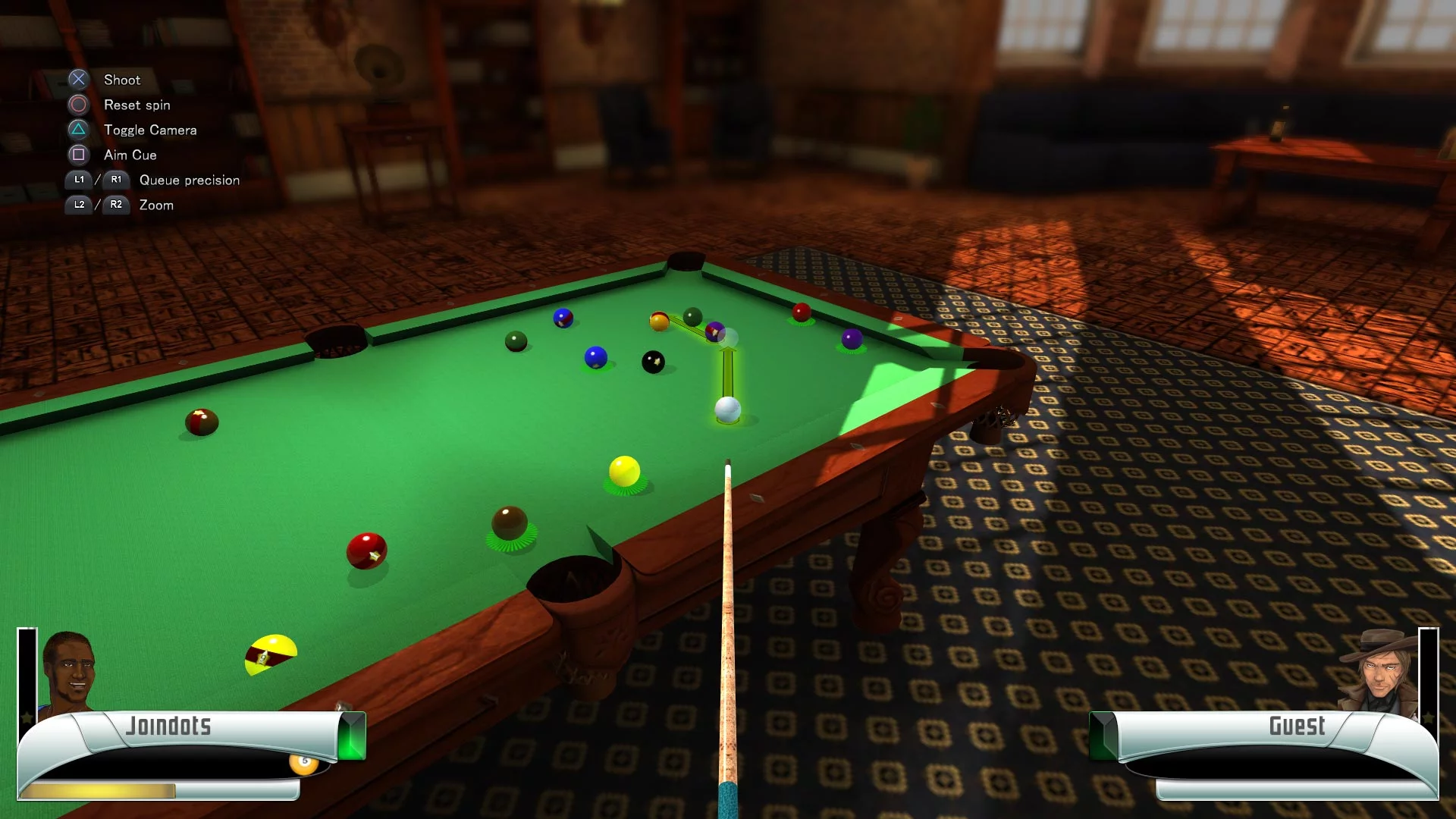 Изображение игры: 3D Billiards