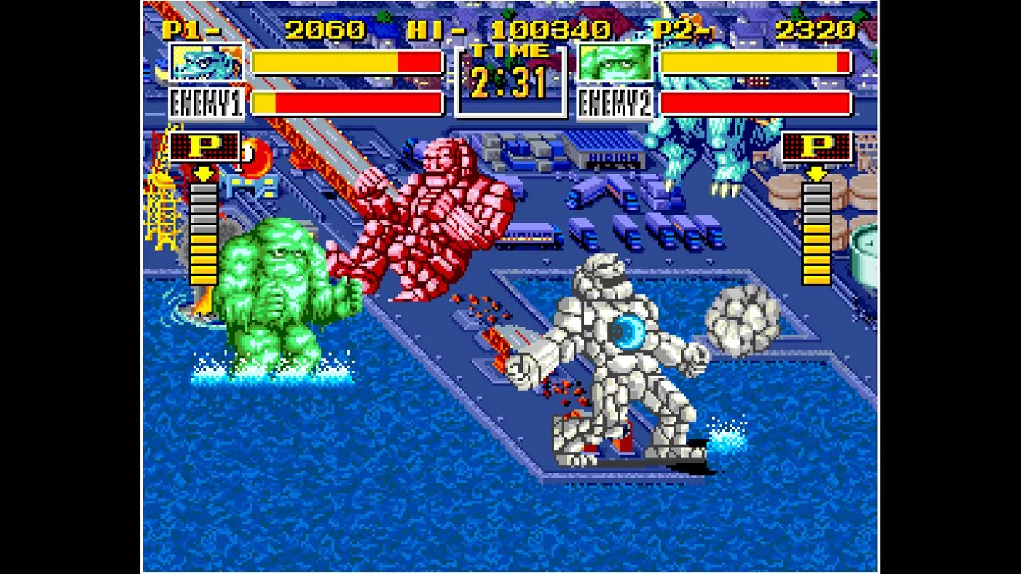 Изображение игры: ACA NEOGEO KING OF THE MONSTERS