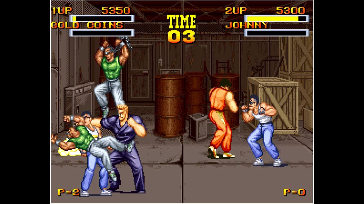 Изображение игры: ACA NEOGEO BURNING FIGHT