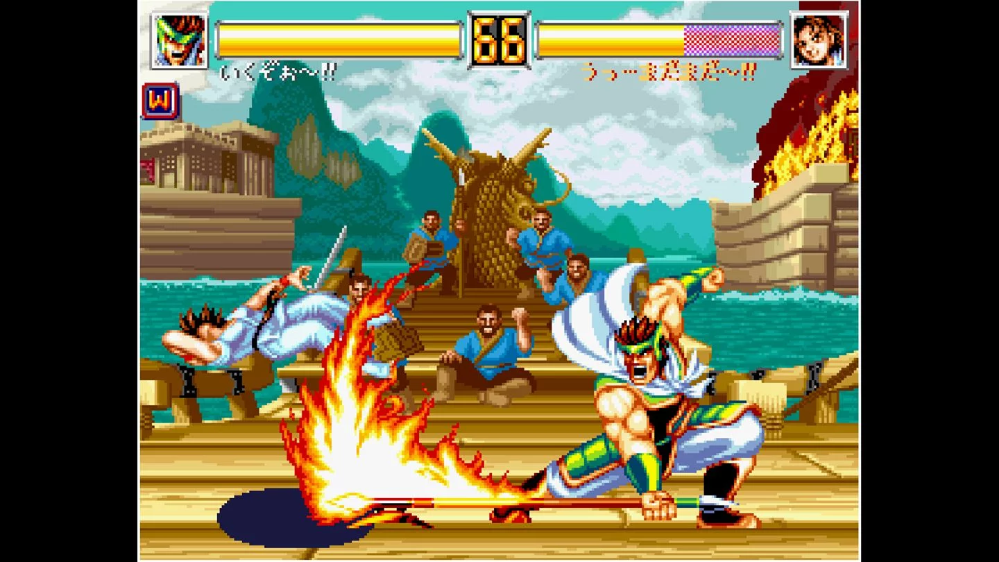 Изображение игры: ACA NEOGEO WORLD HEROES 2 JET