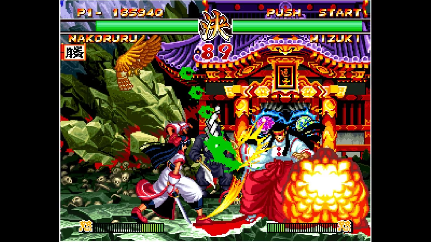 Изображение игры: ACA NEOGEO SAMURAI SHODOWN II