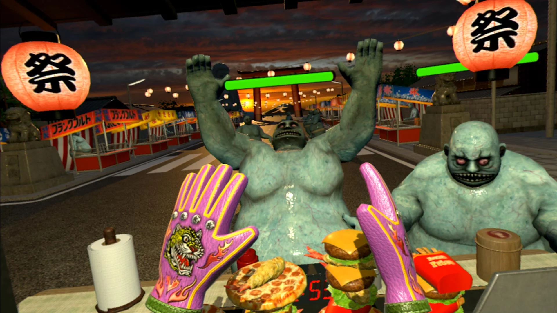 Изображение игры: PixelJunk VR Dead Hungry