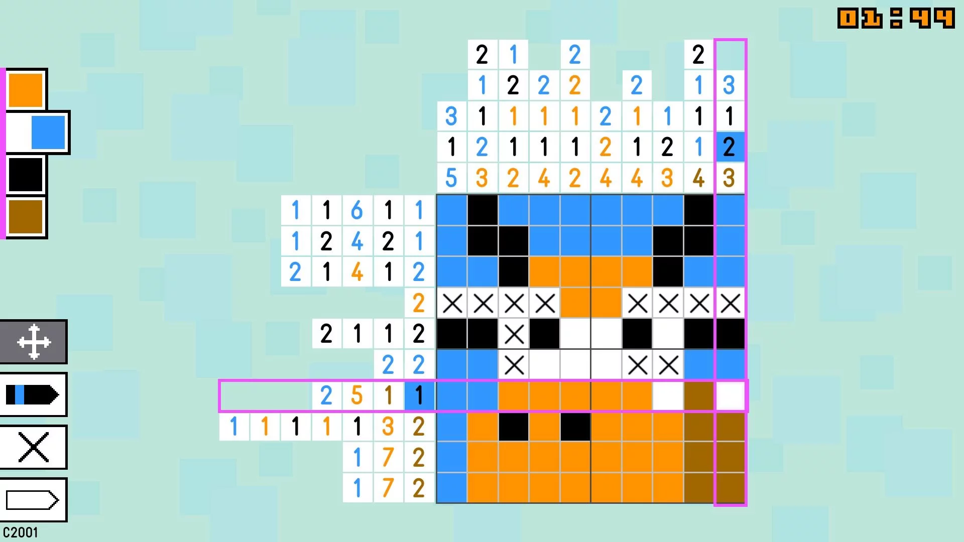 Изображение игры: Pic-a-Pix Color 2