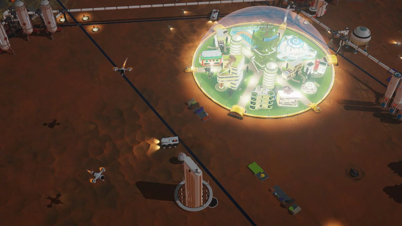 Изображение игры: Cities: Skylines + Surviving Mars