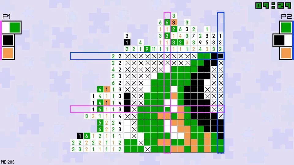 Изображение игры: Pic-a-Pix Pieces