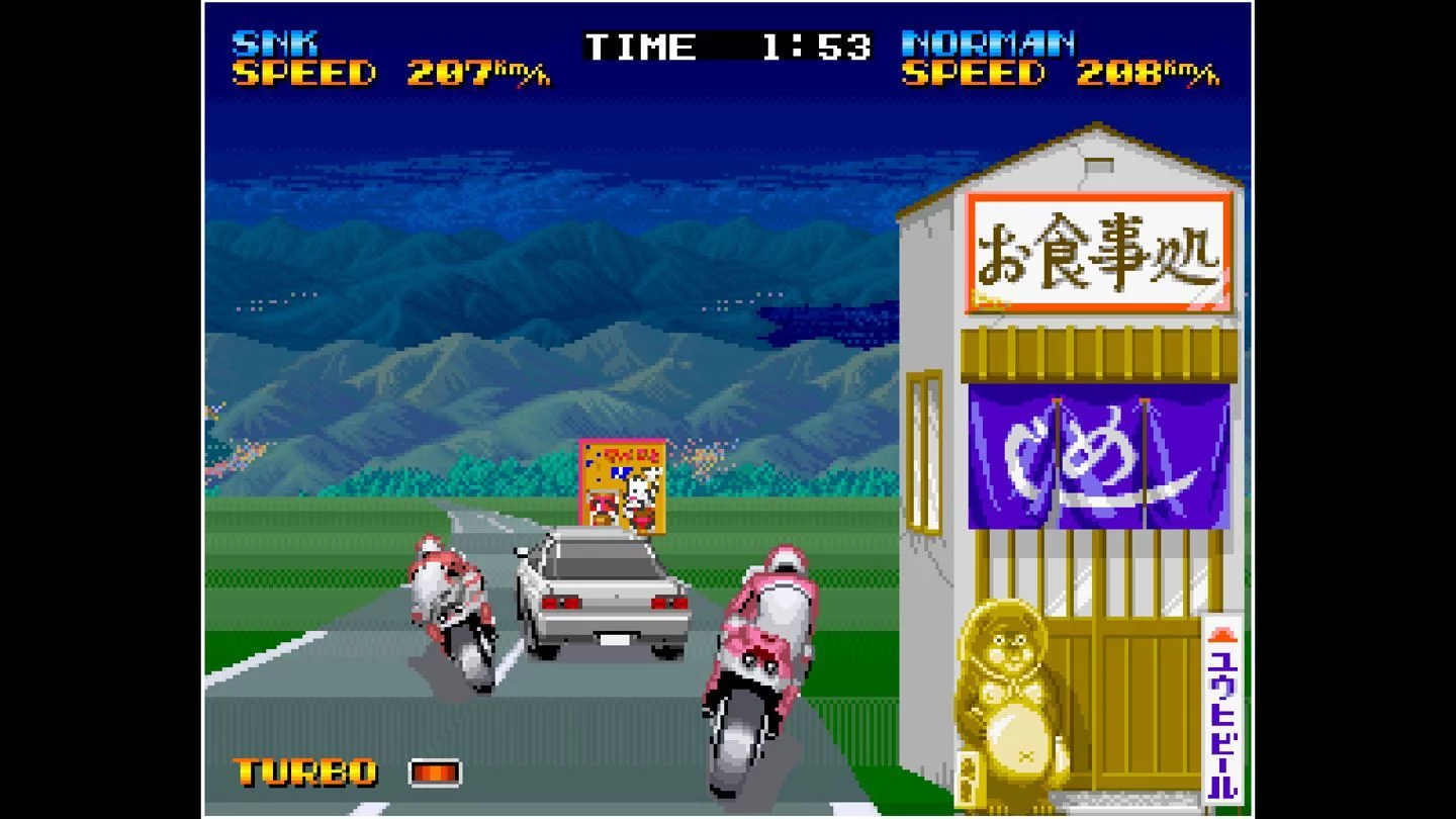 Изображение игры: ACA NEOGEO RIDING HERO