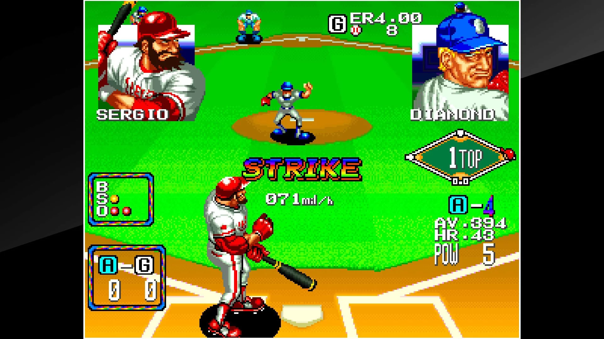 Изображение игры: ACA NEOGEO BASEBALL STARS 2