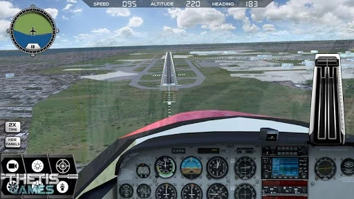 Изображение игры: Flight Simulator 2017 FlyWings HD