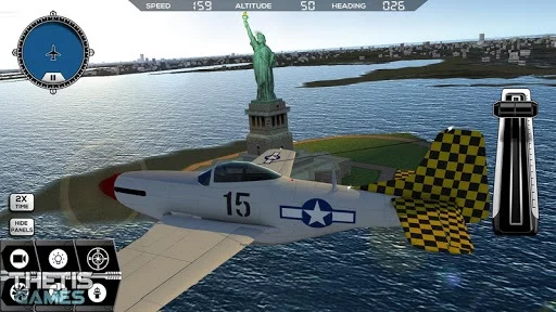 Изображение игры: Flight Simulator 2017 FlyWings HD