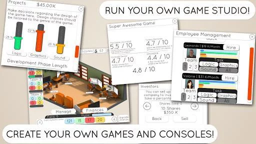 Изображение игры: Game Studio Tycoon 2