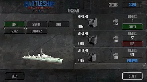 Изображение игры: Battleship Destroyer
