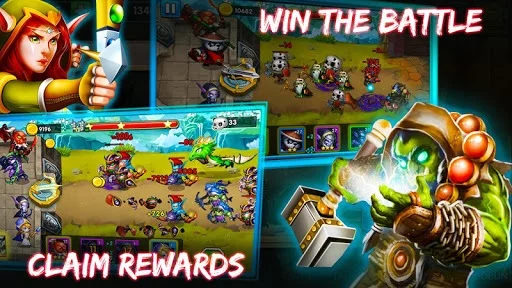 Изображение игры: Defender Heroes: Castle Defense - Epic TD Game