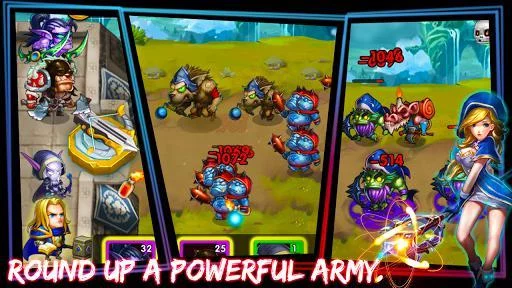 Изображение игры: Defender Heroes: Castle Defense - Epic TD Game