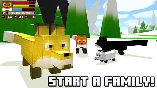 Изображение игры: Fox Craft