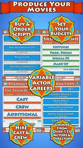 Изображение игры: Hollywood Studios - The Movie Tycoon Game