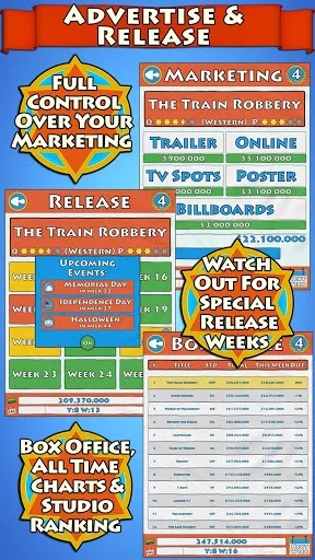Изображение игры: Hollywood Studios - The Movie Tycoon Game
