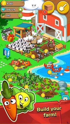 Изображение игры: Farm and Click - Idle Farming Clicker PRO