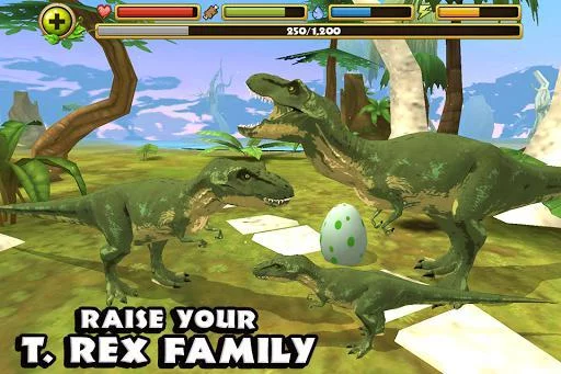 Изображение игры: Jurassic Life: T Rex Simulator