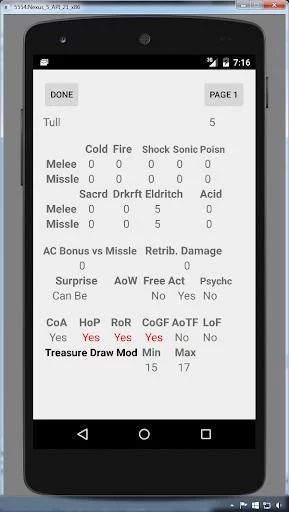 Изображение игры: Character Gen for True Dungeon