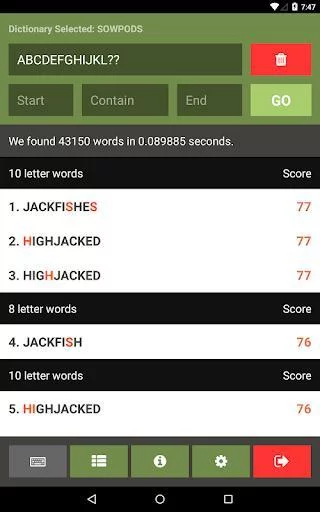 Изображение игры: Scrabble Word Helper Ad Free