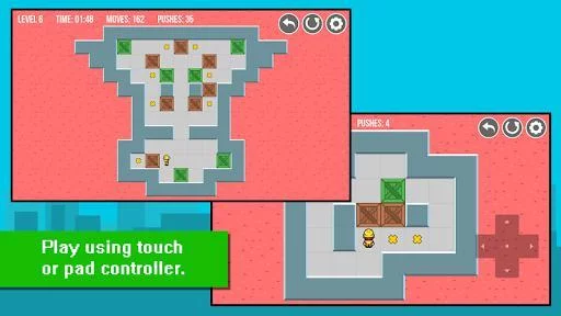 Изображение игры: Sokoban Original & Extra
