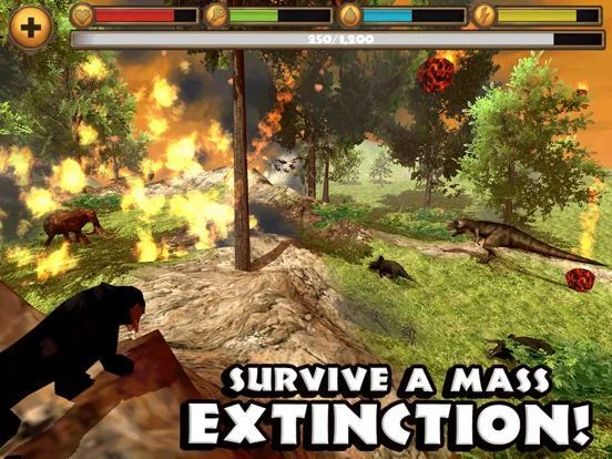 Изображение игры: Sabertooth Tiger Simulator