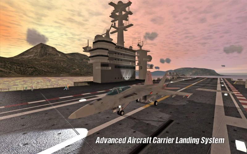 Изображение игры: Carrier Landings Pro