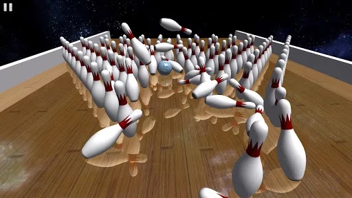 Изображение игры: Galaxy Bowling 3D