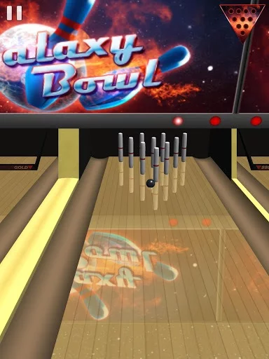 Изображение игры: Galaxy Bowling 3D