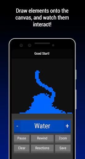 Изображение игры: ReactionLab 2 - Particle Sandbox