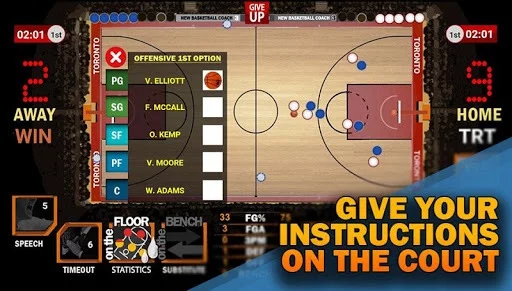 Изображение игры: New Basketball Coach 3 PRO
