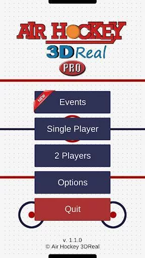 Изображение игры: Air Hockey 3D Real Pro