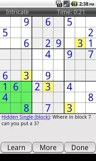 Изображение игры: Enjoy Sudoku