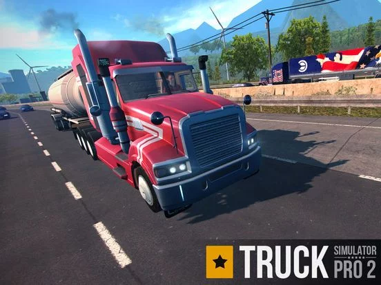 Изображение игры: Truck Simulator PRO 2