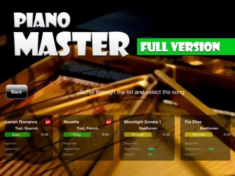 Изображение игры: Piano Master