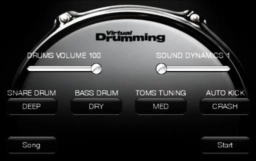 Изображение игры: VirtualDrumming