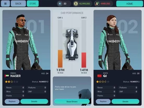 Изображение игры: Motorsport Manager Mobile 3