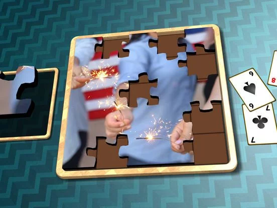 Изображение игры: Jigsaw Solitaire Thanksgiving