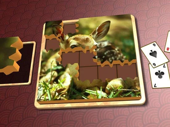 Изображение игры: Jigsaw Solitaire Baby Animals