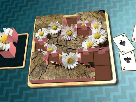 Изображение игры: Jigsaw Solitaire Floral Art