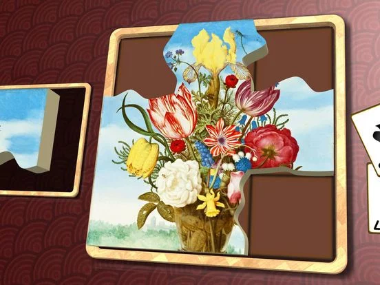 Изображение игры: Jigsaw Solitaire Floral Art