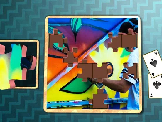 Изображение игры: Jigsaw Solitaire Floral Art