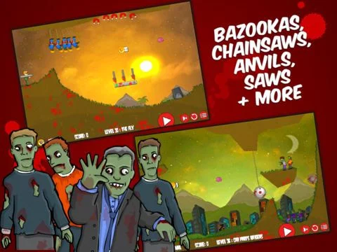 Изображение игры: Flaming Zombooka HD