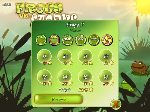 Изображение игры: Frogs vs. Storks (Free)