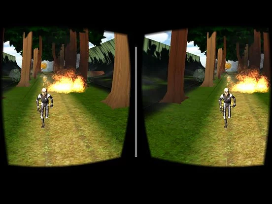 Изображение игры: Runner VR for Google Cardboard