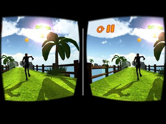Изображение игры: Runner VR for Google Cardboard