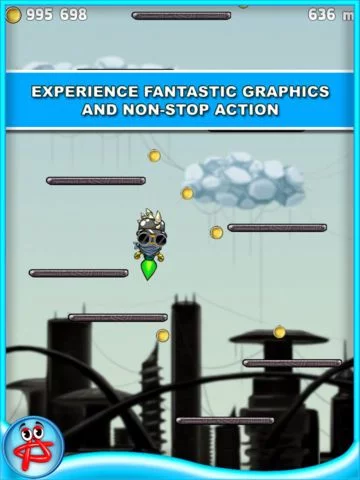 Изображение игры: Jump Robot: Free Space Adventure