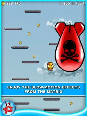 Изображение игры: Jump Robot: Free Space Adventure