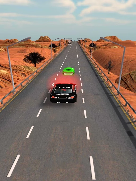 Изображение игры: Police chase Traffic Race pro